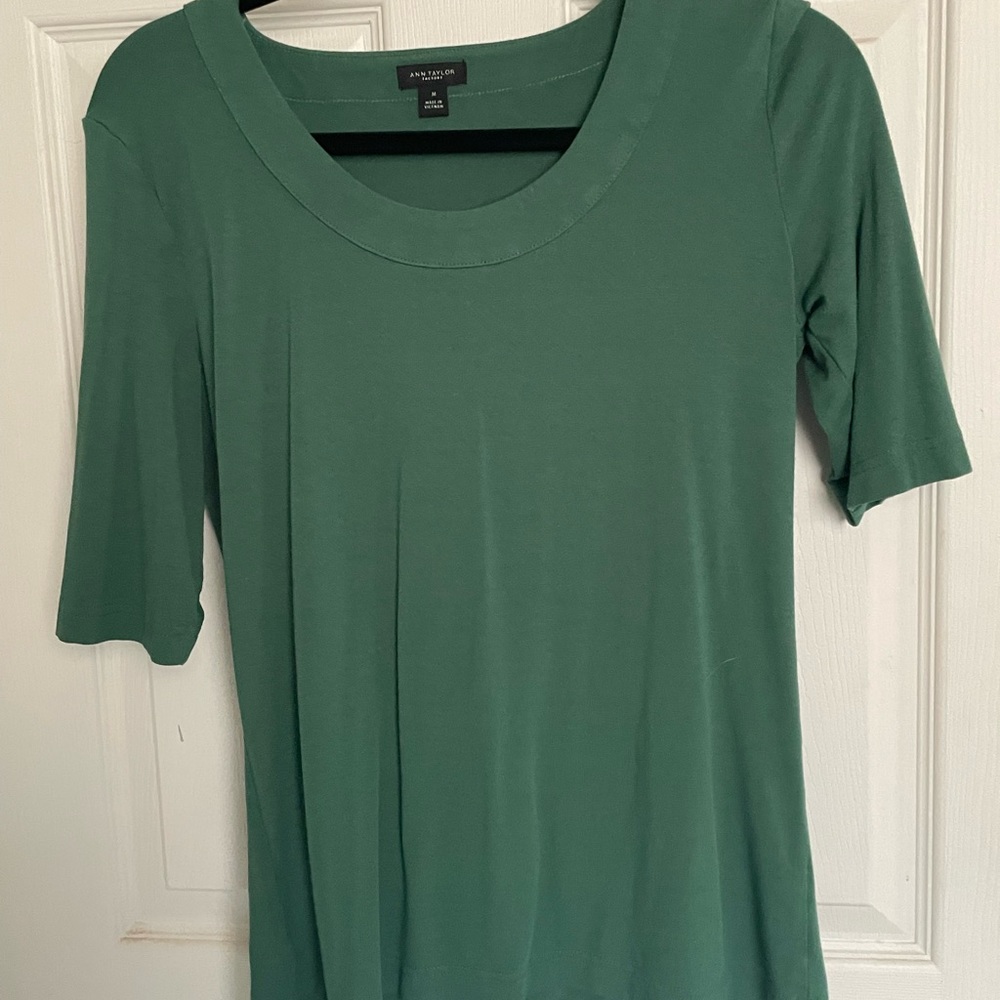 Green blouse